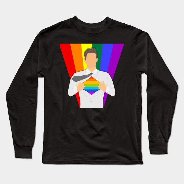 Proud gay Long Sleeve T-Shirt by valentinahramov